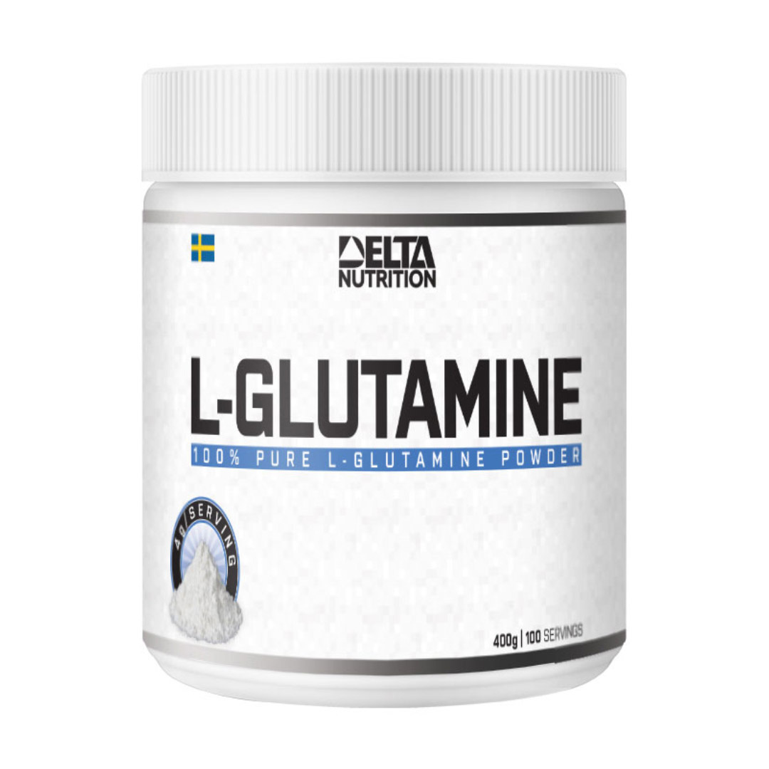 Delta Nutrition L-Glutamine 400 g i gruppen Kosttillskott / Aminosyror / L-Glutamin hos Proteinbolaget (PB-7271)