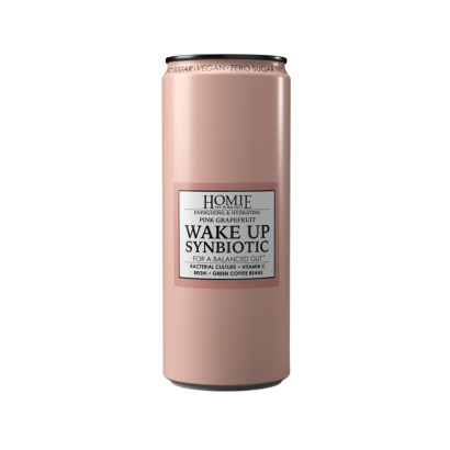 24 x Homie Wake Up Synbiotic 330 ml Mixflak