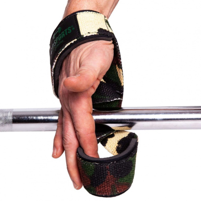 C.P. Sports Figure 8 Straps Lifting Loops Camo
