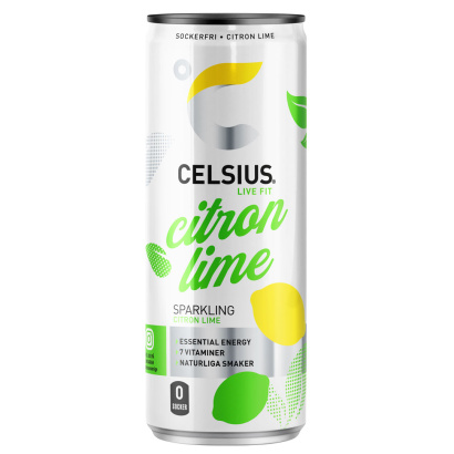 24 x Celsius 355 ml Citron Lime