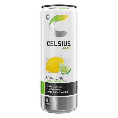 24 x Celsius 355 ml Citron Lime