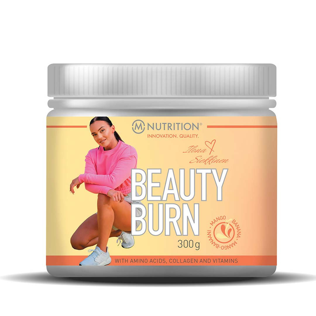 M-nutrition Beauty Burn 300 g i gruppen Kosttillskott / Viktminskning / Uppiggande fettförbrännare hos Proteinbolaget (PB-80632)