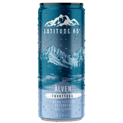 24 x Latitude 65 330 ml Älven - Fruktsoda