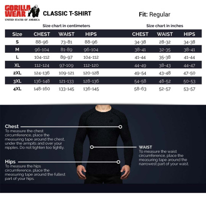 Gorilla Wear Classic T-Shirt Black/Gold Gorilla Wear Classic T-Shirt Black/Gold