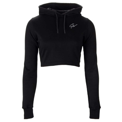 Gorilla Wear Pixley Crop Top Hoodie Black