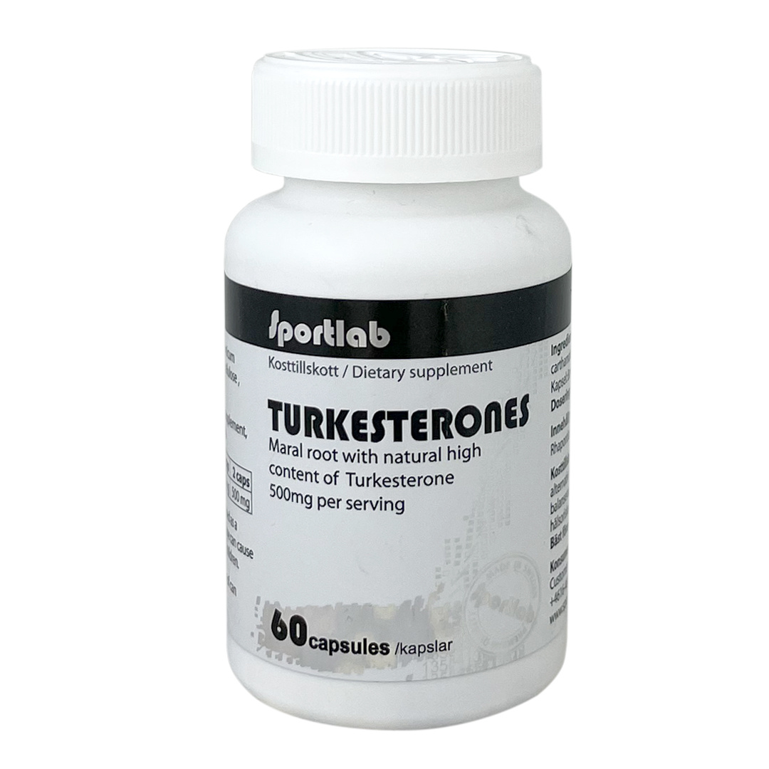 Sportlab Turkesterone 60 caps i gruppen Kosttillskott / Bygga muskler / Testosteronhöjare hos Proteinbolaget (PB-83515)