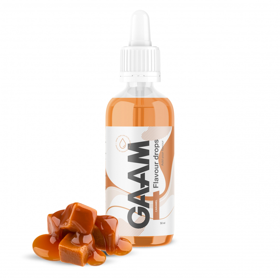 GAAM Flavour drops 50 ml i gruppen Livsmedel / Bakning / Smakdroppar hos Proteinbolaget (PB-83682)