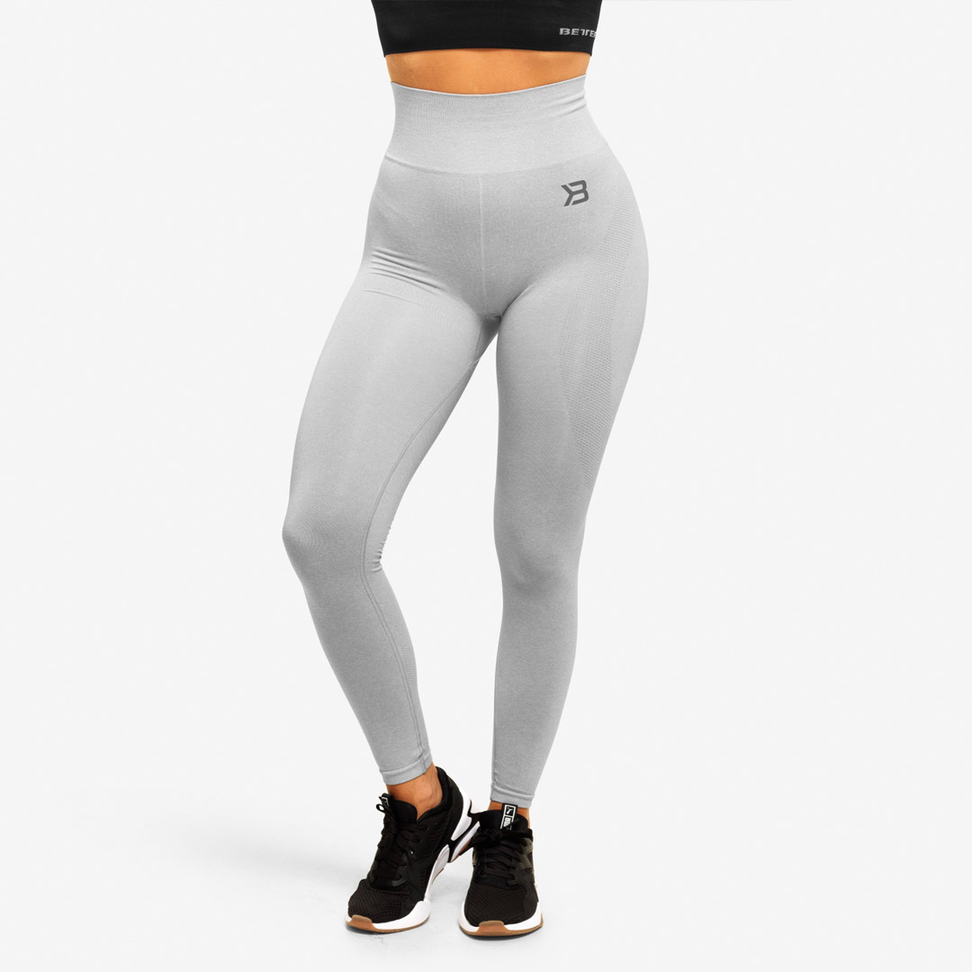 Better Bodies Rockaway Leggings, Light Grey Melange Prisgaranti & Fri