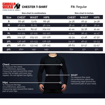 Gorilla Wear Chester T-Shirt Red