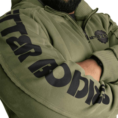 Better Bodies Pro BB Hood Washed Green