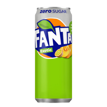20 x Fanta Exotic Zero 330 ml