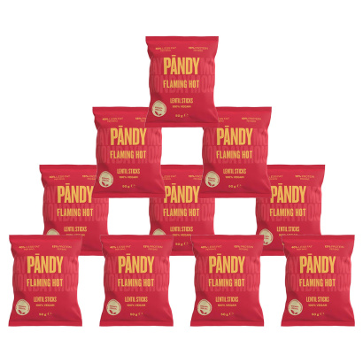 10 x Pändy Lentil Snacks 50 g