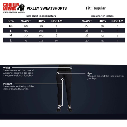 Gorilla Wear Pixley Sweatshorts Black Gorilla Wear Pixley Sweatshorts Black