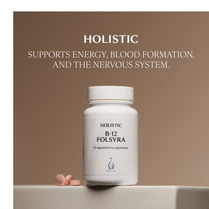 Holistic B-12 Folsyra 90 tabs