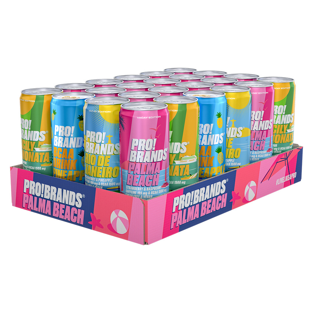 24 x Pro Brands Functional Drink Mixflak 330 ml i gruppen Drycker / Energidryck hos Proteinbolaget (PB-9953)