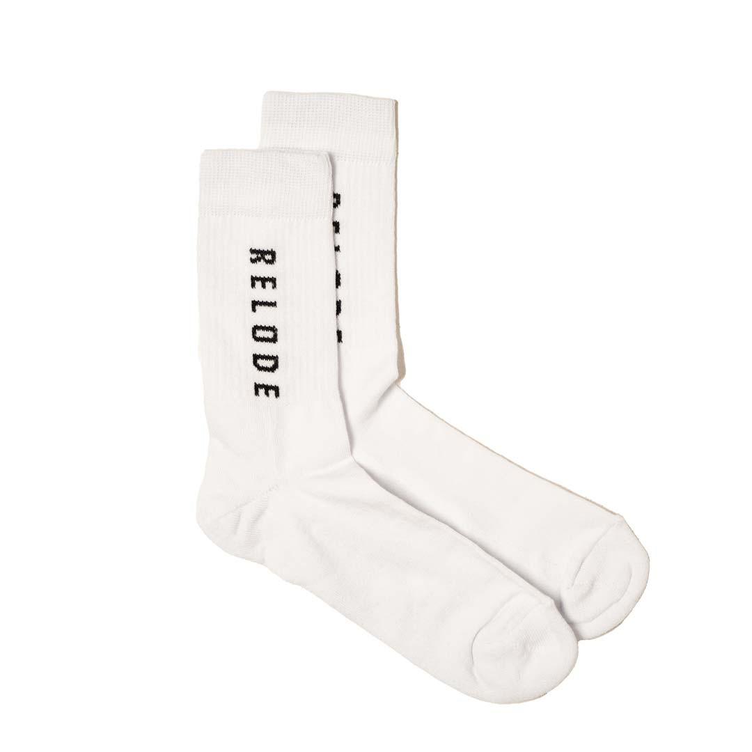 Relode Training Socks White i gruppen Träningskläder / Strumpor hos Proteinbolaget (pb-17990)